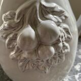 Pitcher in dabbling cherry decoration