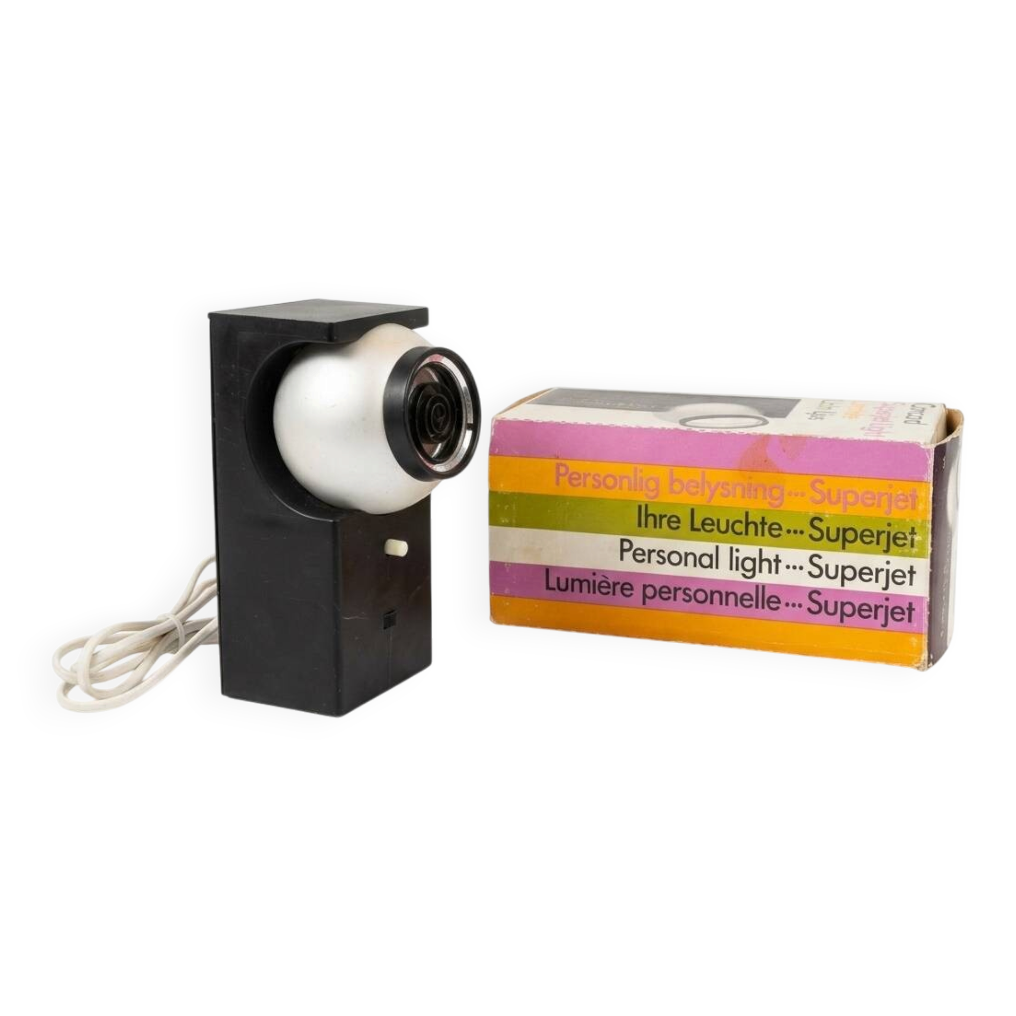 Superjet spotlight by Robert Heritage for Concord Lighting International.