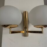 Pair of vintage Sciolari double wall lights
