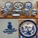 REAL OLD WILLOW English Porcelain Dinner Service - 27 pieces
