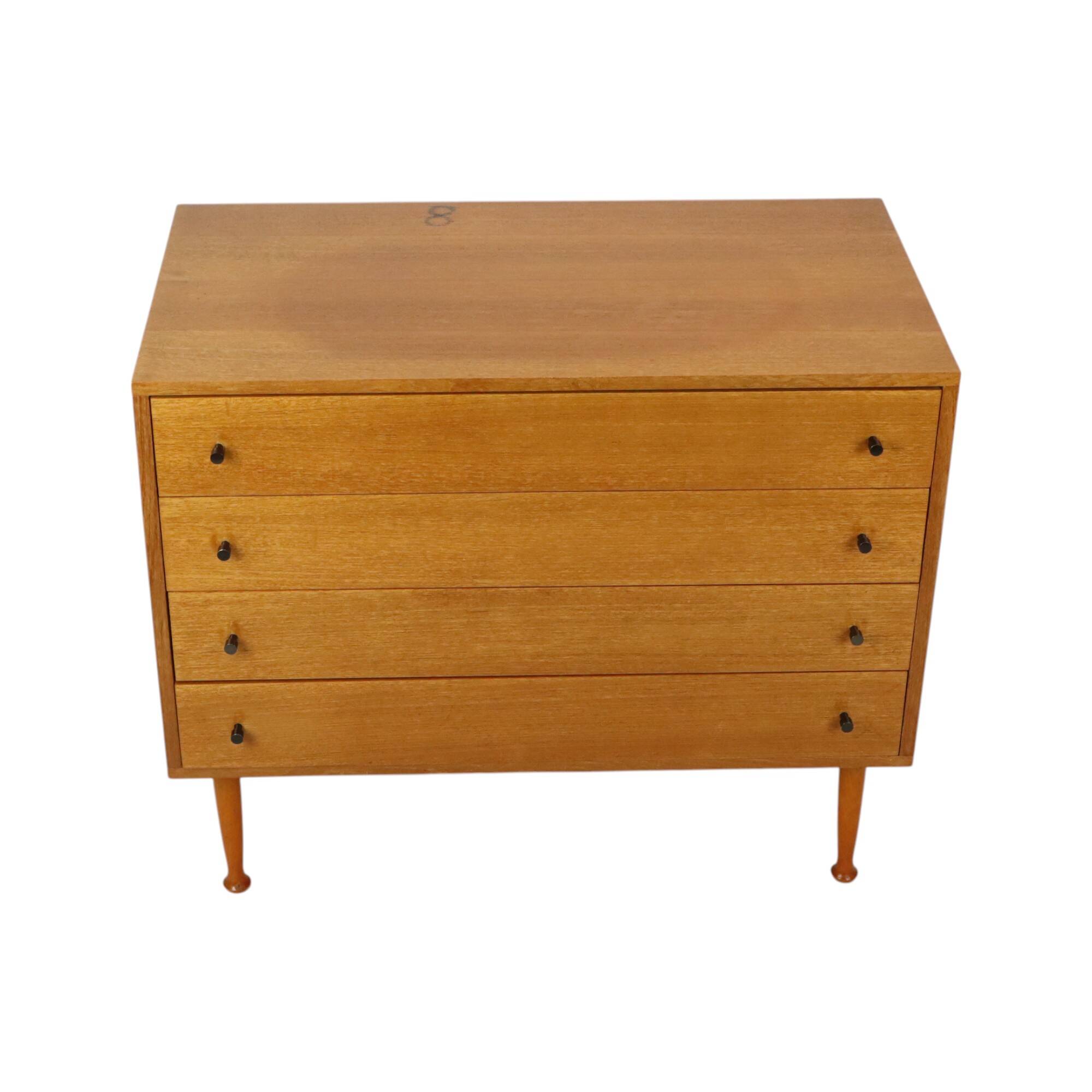 Scandinavian style 4-drawer chest of drawers, 1960s