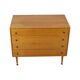 Scandinavian style 4-drawer chest of drawers, 1960s