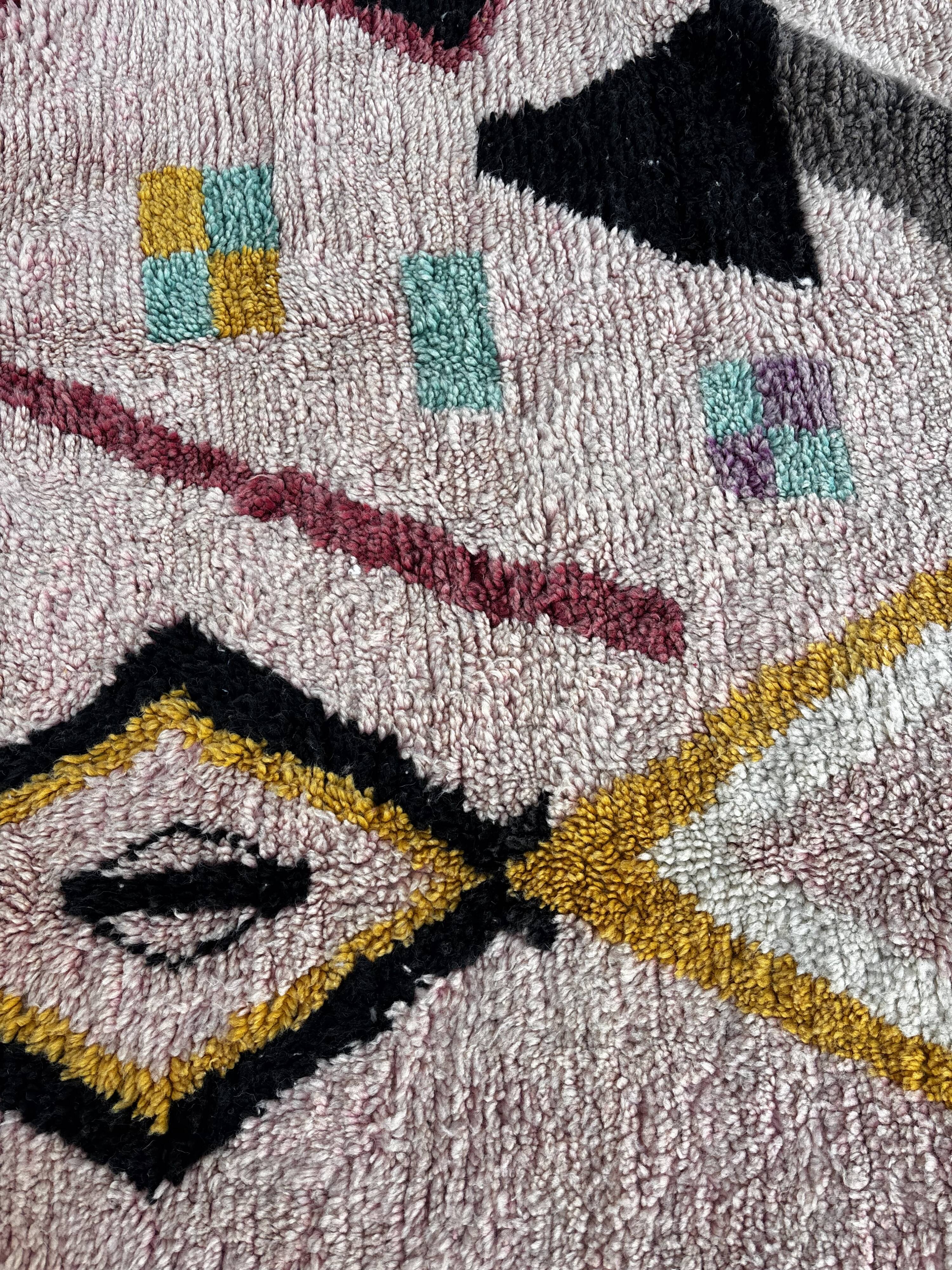 Berber Moroccan Boujad rug in wool