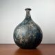 Brutalist mid-century studio pottery vase by Gerhard Liebenthron, 1975.