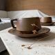 Service à thé ou à café en grès japonisant