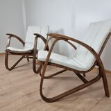 Pair of restored armchairs by Jan Vanek