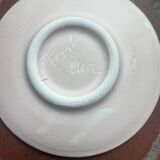 2 small Vallauris plates signed by Fonck and Mateo.