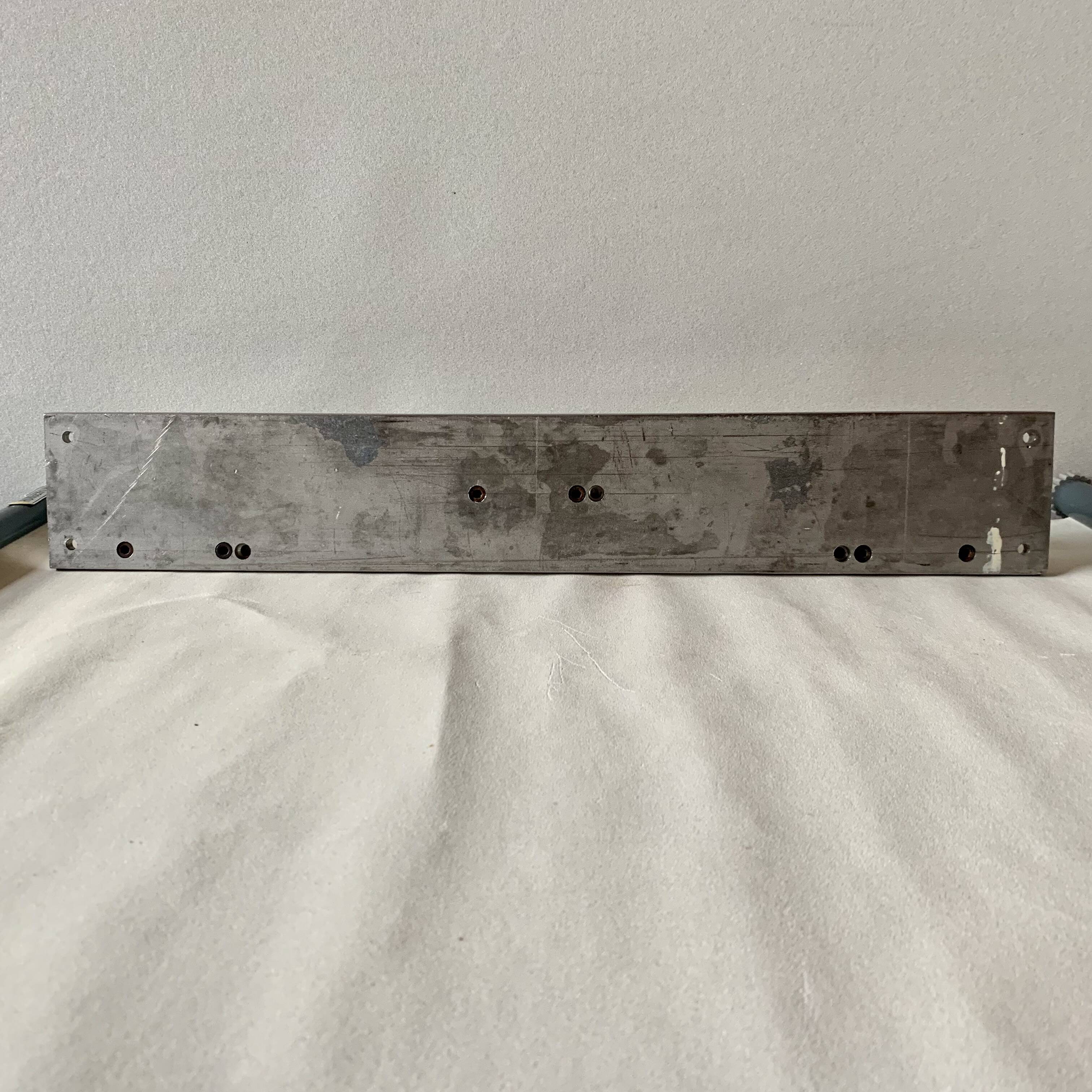 Vintage triple coat steel wall coat rack