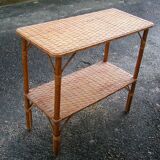 Rattan console