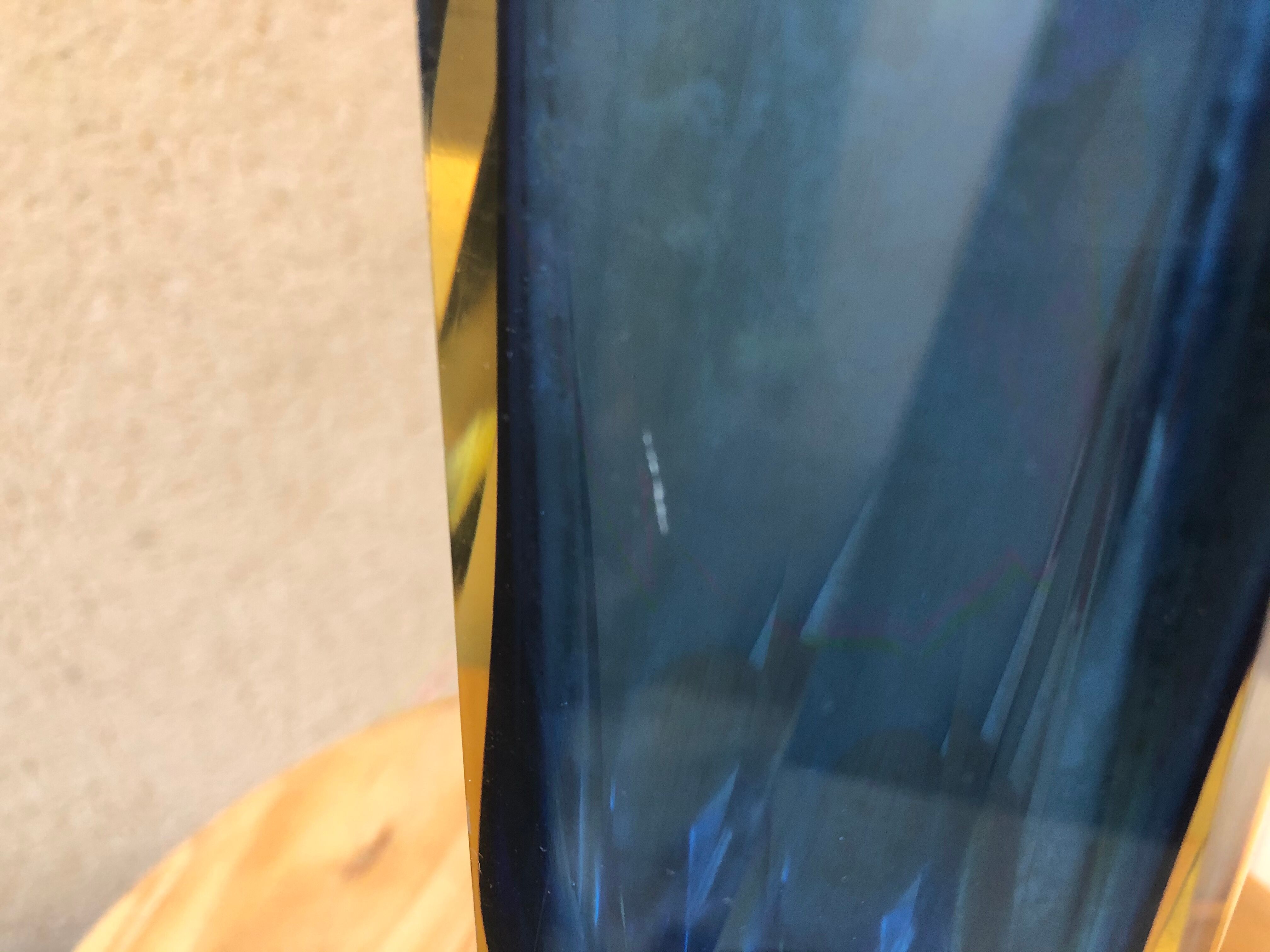 Murano glass Sommerso Flavio Poli vintage 70