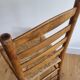 pair of vintage straw chairs