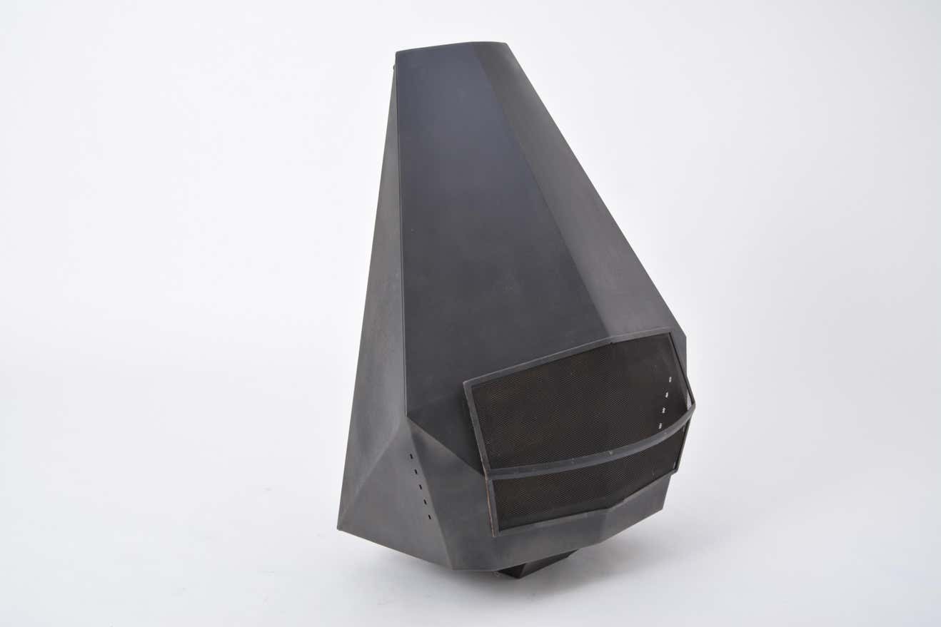 Modern steel fireplace model 5005 from Don Bar Design