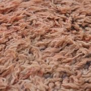 Peach Vintage Moroccan Rug 203 x 331 cm, Berber Shag Rug, Handmade Boho Rug