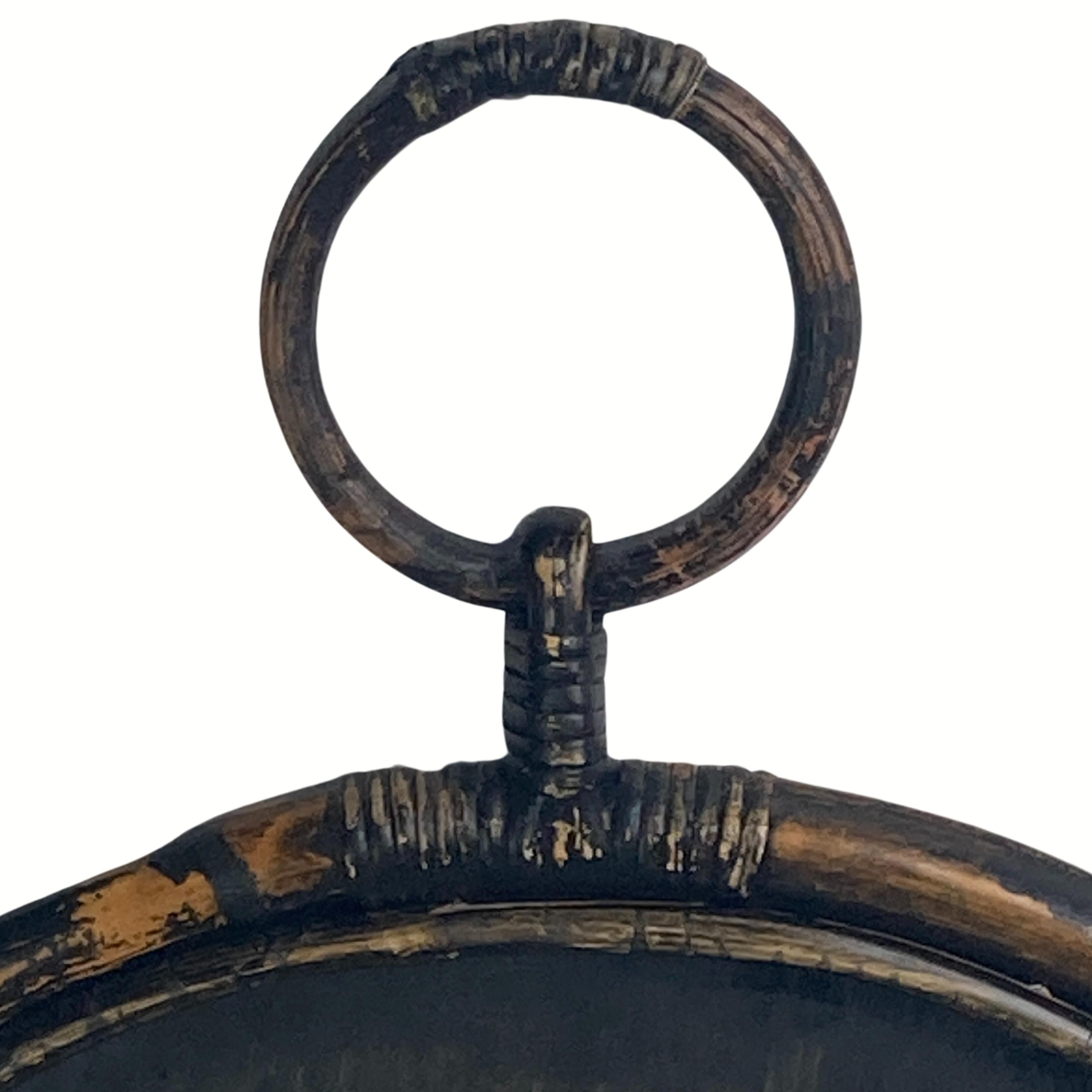 Faux bamboo chinoiserie mirror, France, 1960s - 1970s