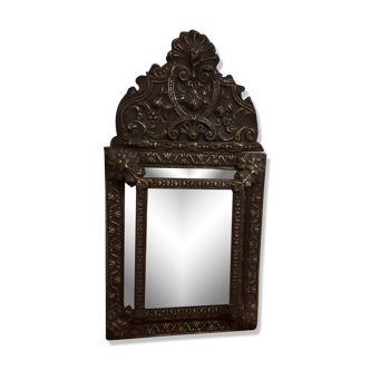 Mirror with brass parclose 30x55cm