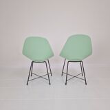Pair of Augusto Bozzi Chairs for Saporiti, Italy 1950's