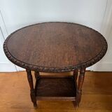 Small side coffee table with flaps