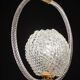 Midcentury Shell Trasparent Murano Glass Chandelier by Barovier e Toso, 194