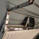 chrome coat rack with 4 hooks