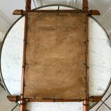 barber mirror style bamboo beech wood early twentieth century
