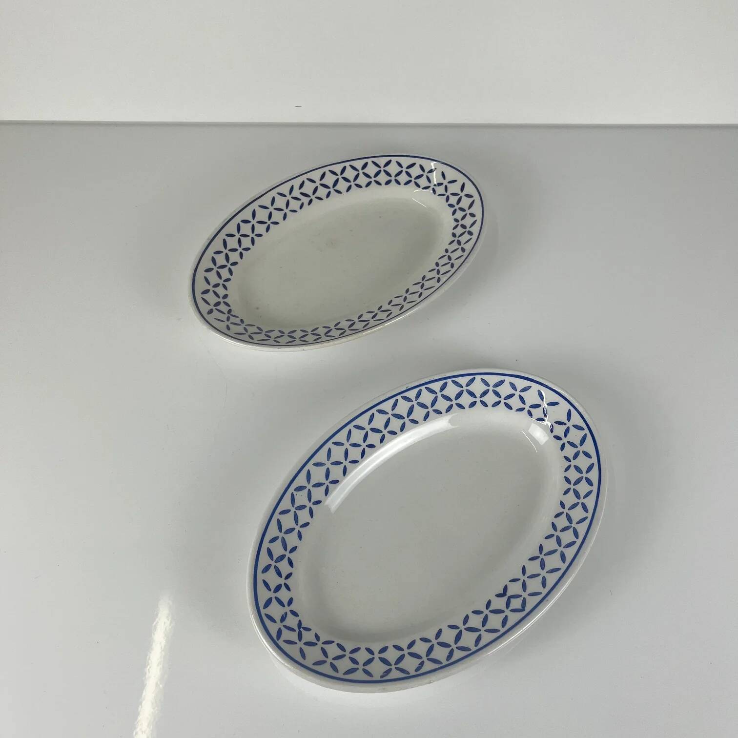 Duo de ravier KG Lunéville modèle "Kleber", milieu XXe siècle
