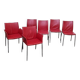 Roberto barbieri pour zanotta, 2 fauteuils et 4 chaises "lia"