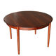 Danish extendable rosewood dinning table by Skovby
