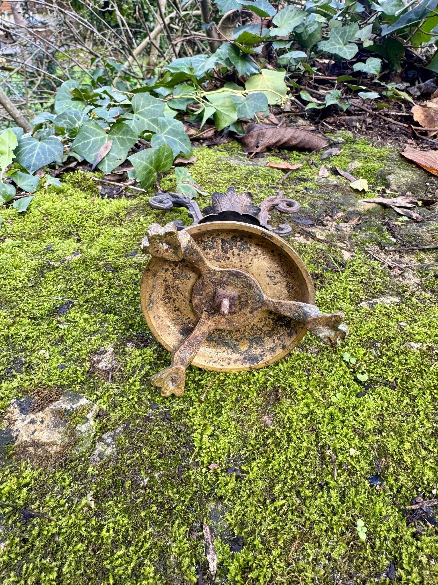 Large bronze candlestick from the Napoleon III period