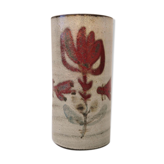 Roll vase, Gustave Reynaud for mulberry, Vallauris