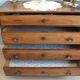 Louis-Philippe chest of drawers in solid wood