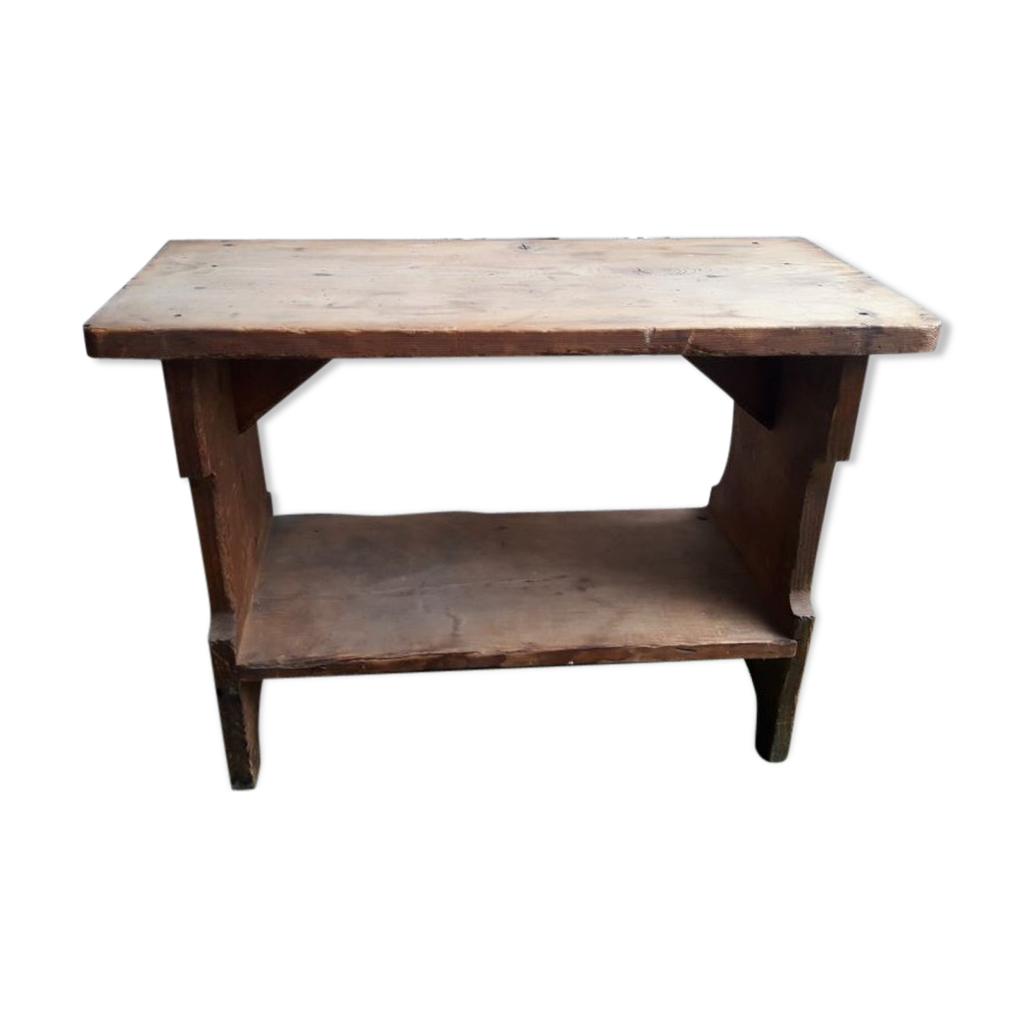 65cm foot rest set, rustic folk art XX