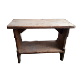 65cm foot rest set, rustic folk art XX