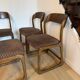 4 Baumann chairs, sled model