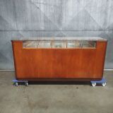 Vintage Store Counter | Retro Display Cabinet | Stylish Mid-Century Shop