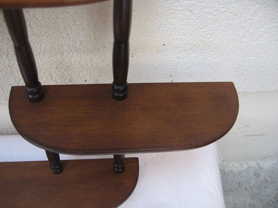 Wooden wall shelf