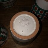 Vintage Vallauris service signed A.Fazio