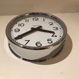 Chrome Brillie clock works industrial factory station workshop sncf