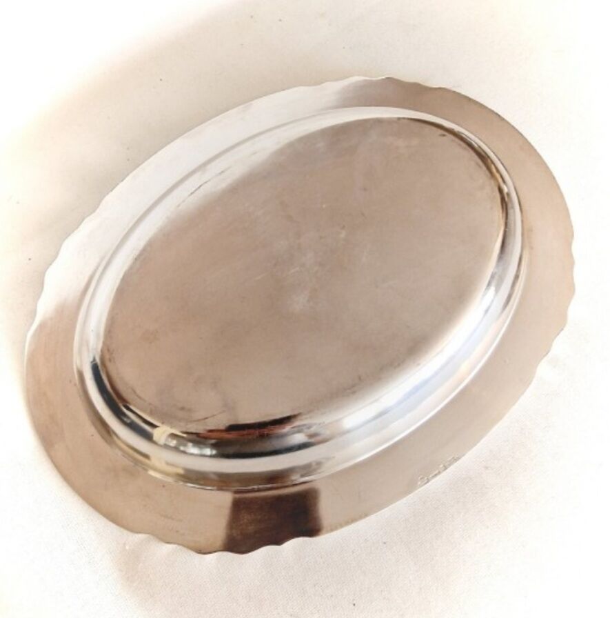 Vintage metal tray silver gallia christofle