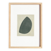 Peinture abstraite sur papier M650  signée Eawy