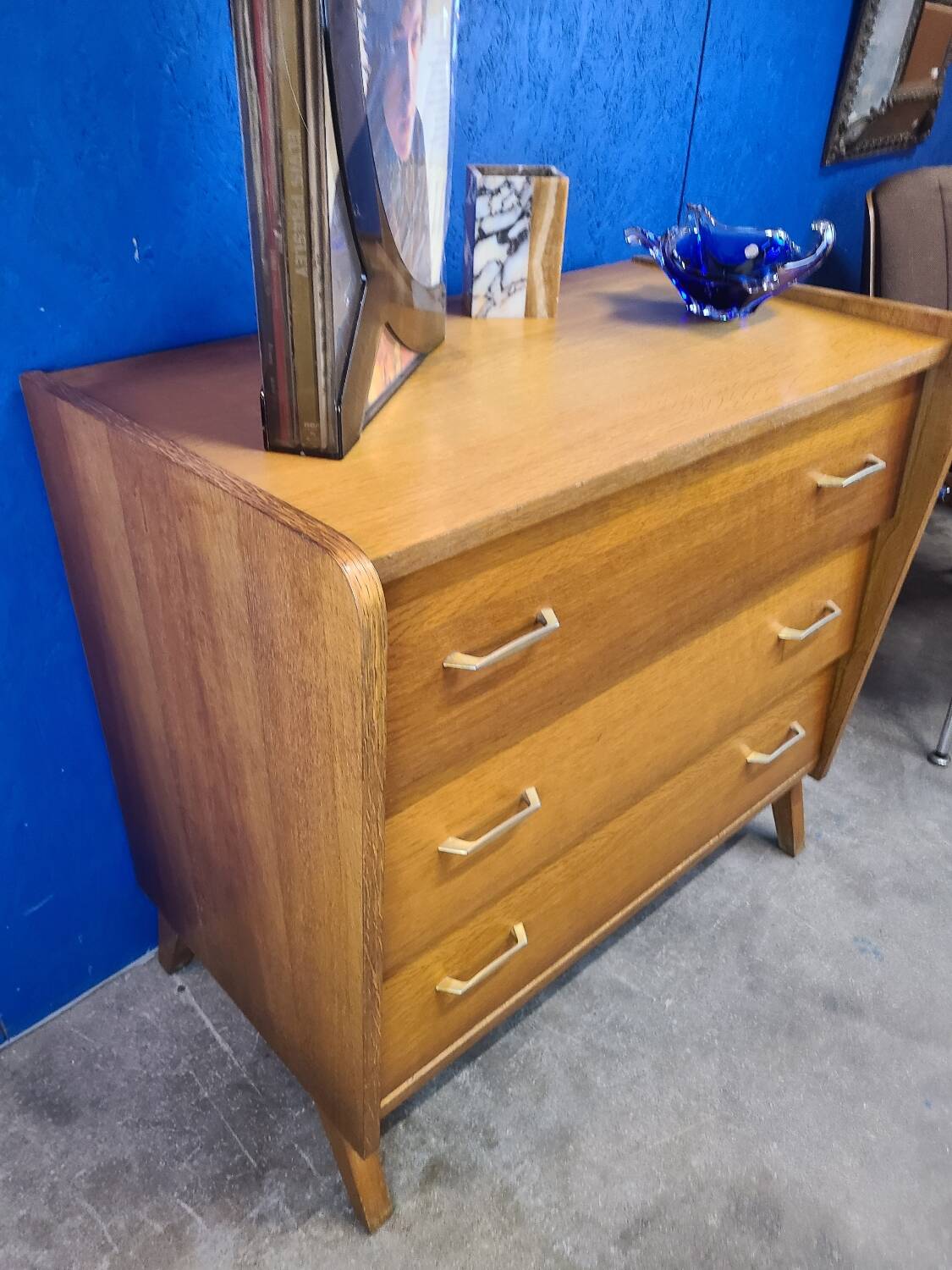 Vintage Scandinavian style chest of drawers. 60s