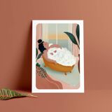 Illustration "The Bather"