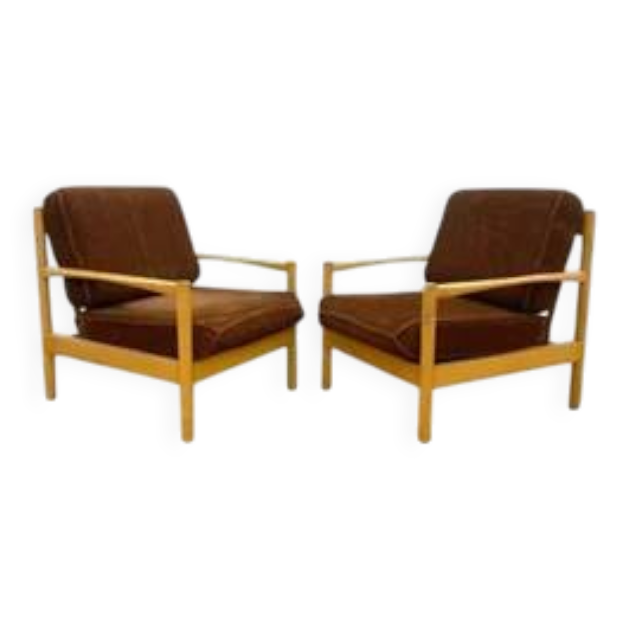 Pair of Armchairs, TON, 1970s, Czechoslovakia