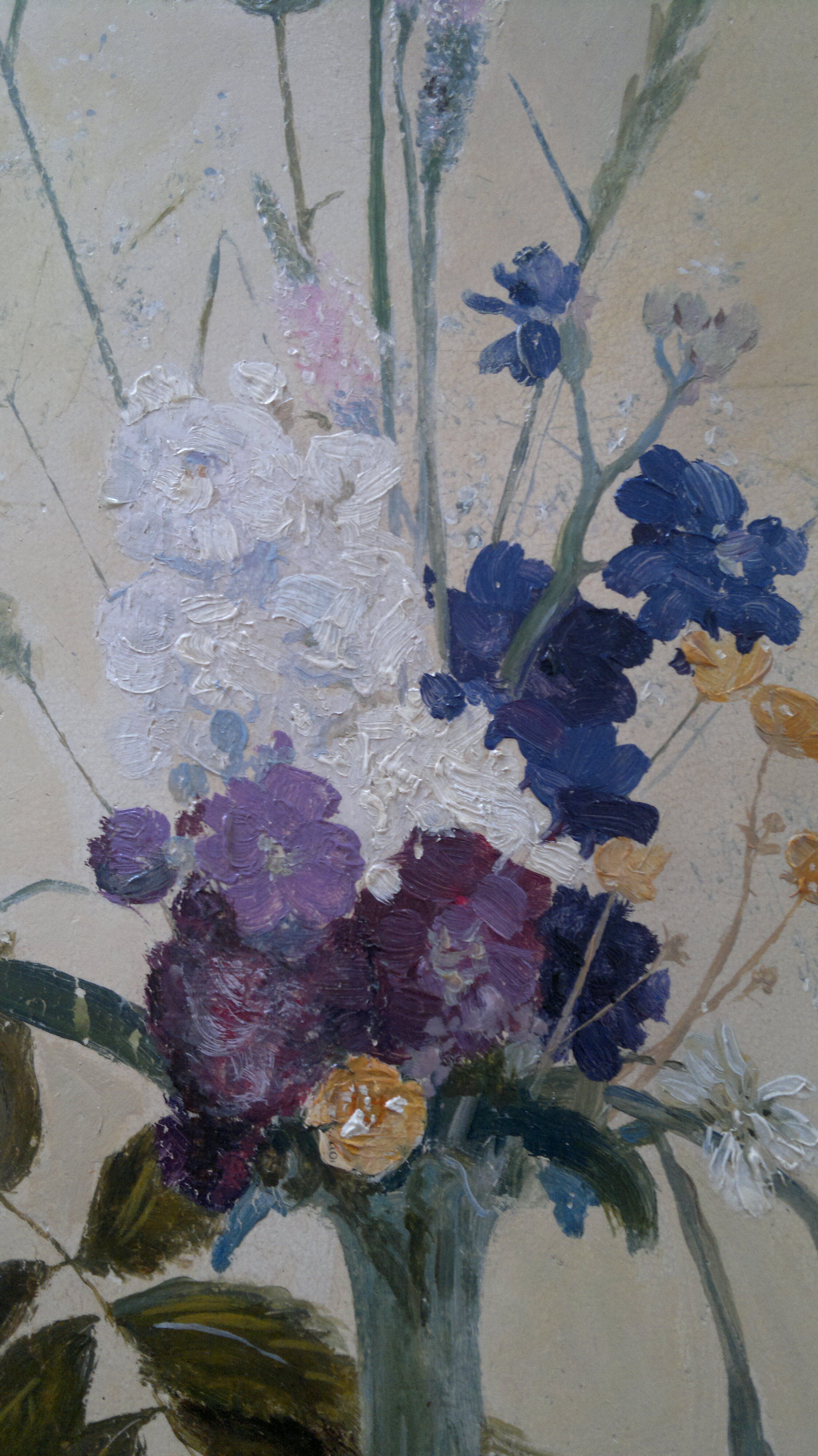 Oil painting "flowers fields" XlX