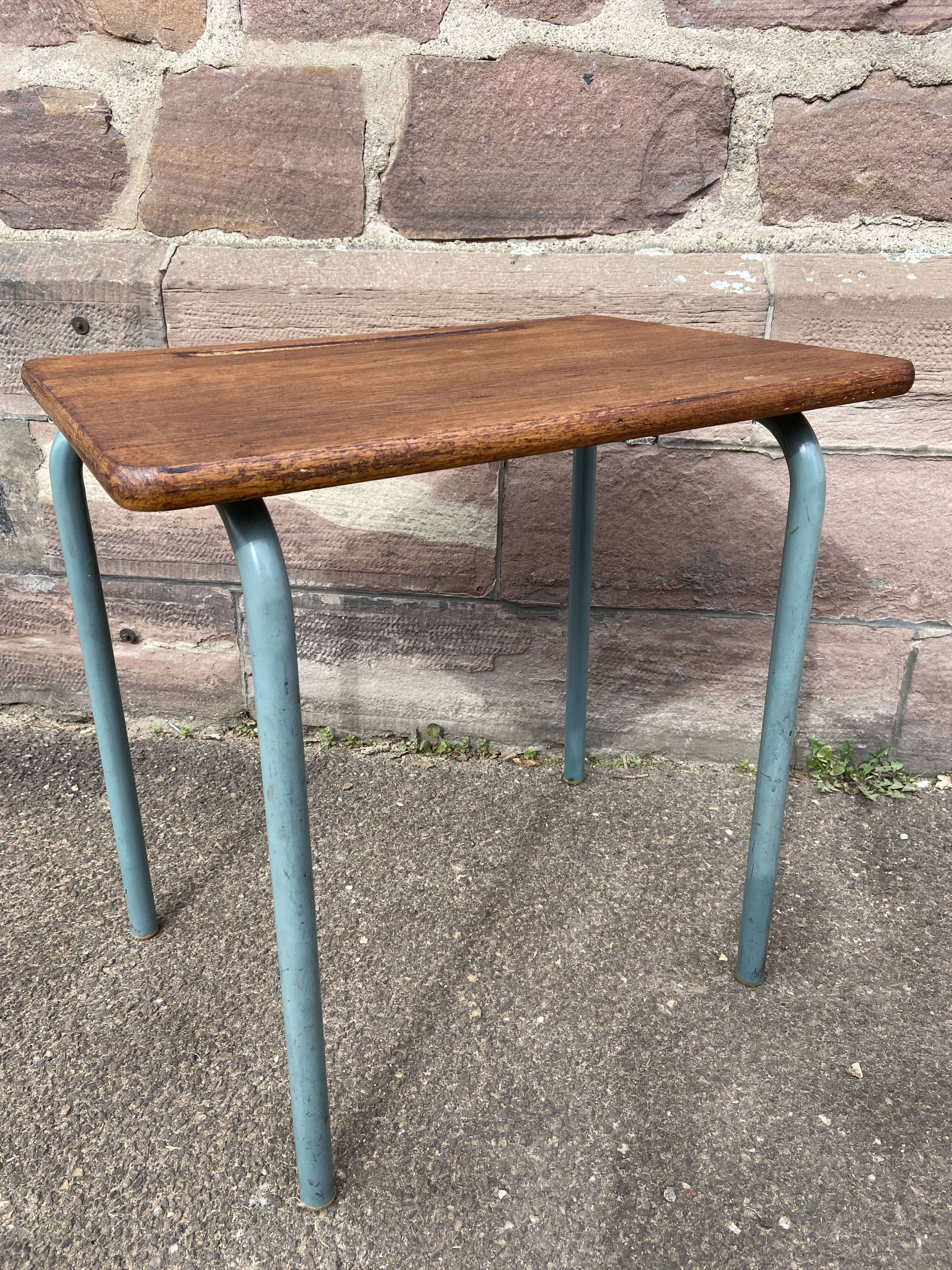 Small vintage kindergarten desk