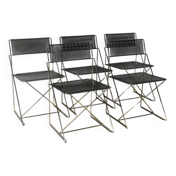 Suite of 5 Nuova X Line Omli Chairs for Magis, by Niels Joergen Haugesen – 1980
