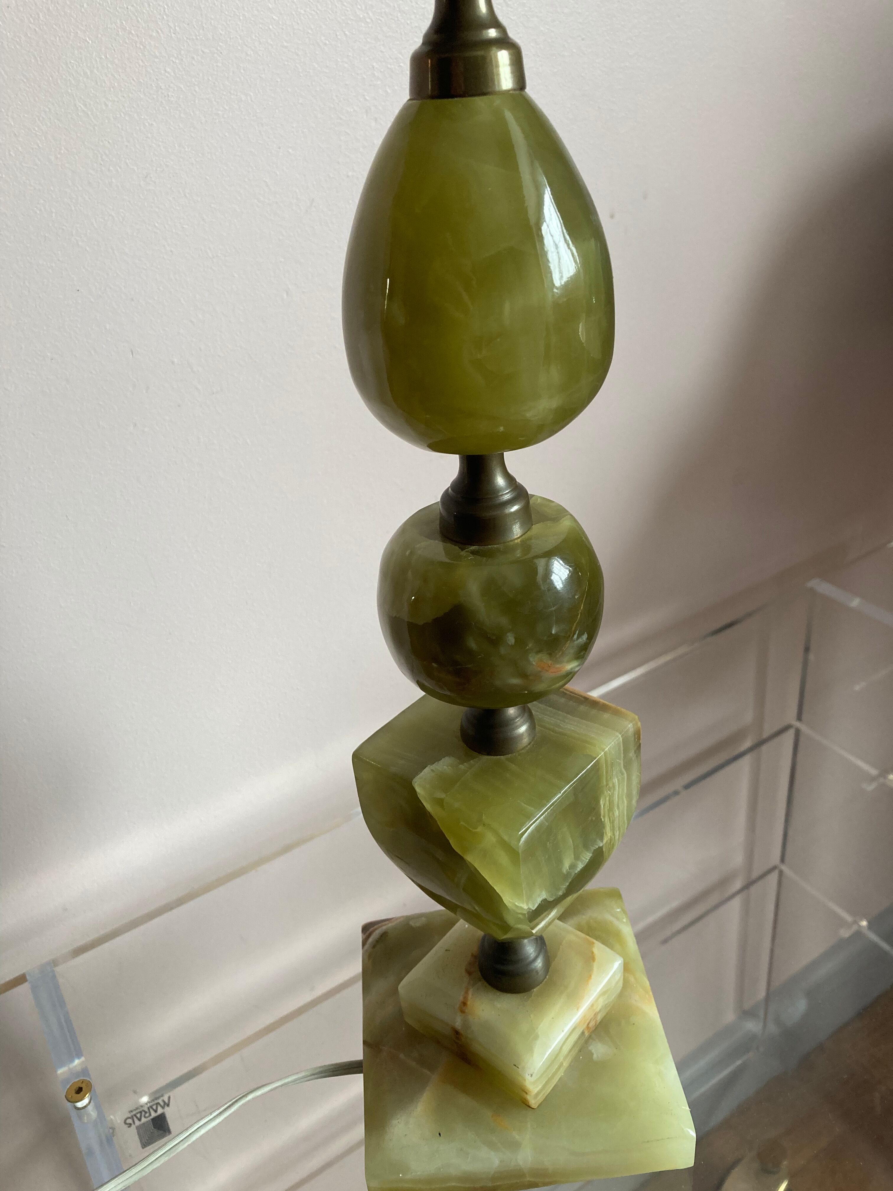 Onyx lamp foot