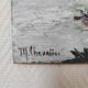 Riverside landscape painting (signed Chevalier)