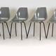 Chaises en fibre de verre par Miroslav Navratil pour Vertex années 1960
