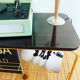 Meuble platine vintage et porte vinyles