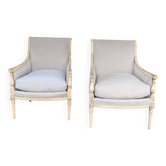 Paire de fauteuils directoire